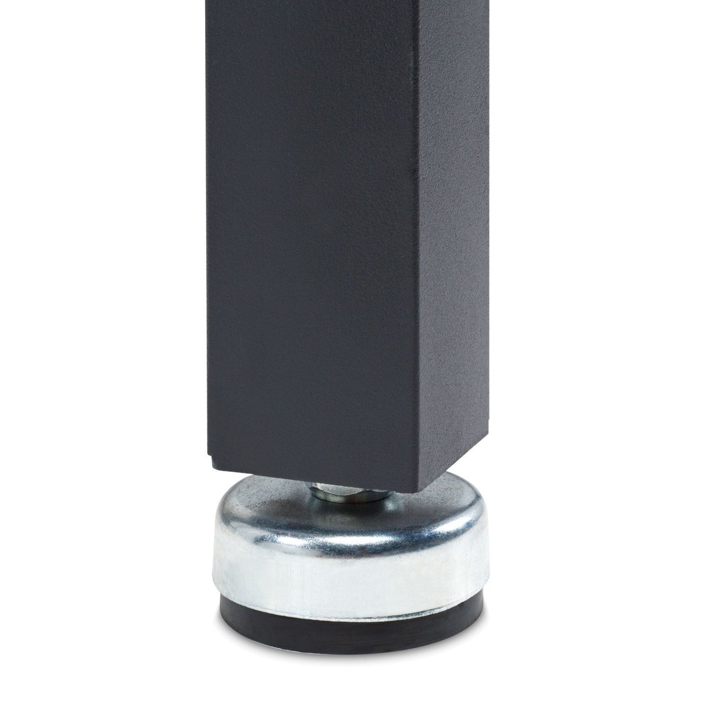 New Hardwood Top Workbench Steel Frame Lighted Wood Work Bench Dark Gray