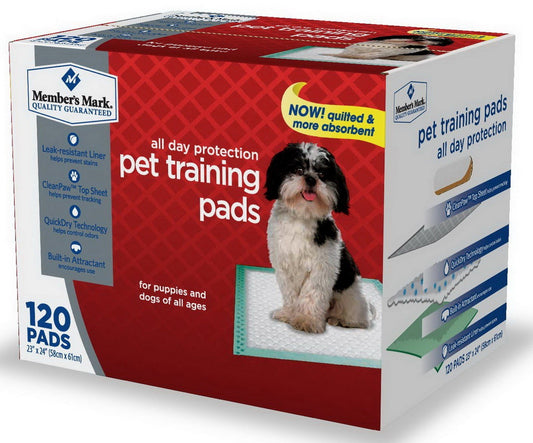 Box of 120 Pet Training Pads 23" x 24" 120 ct. Housebreaking Puppy Pads