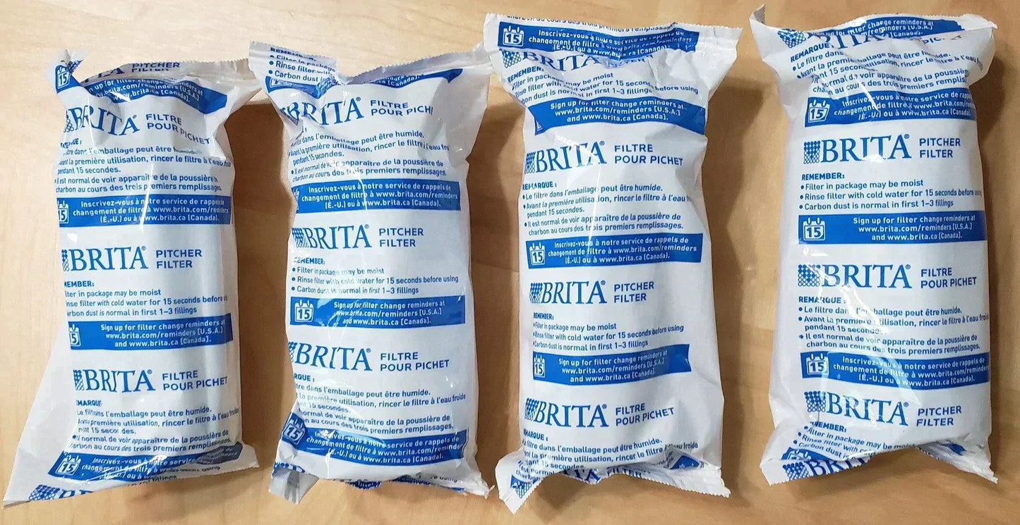 Brita Drinking Water Pitcher Filter Replacement Refills 40 Gallon Each 1 2 3 4