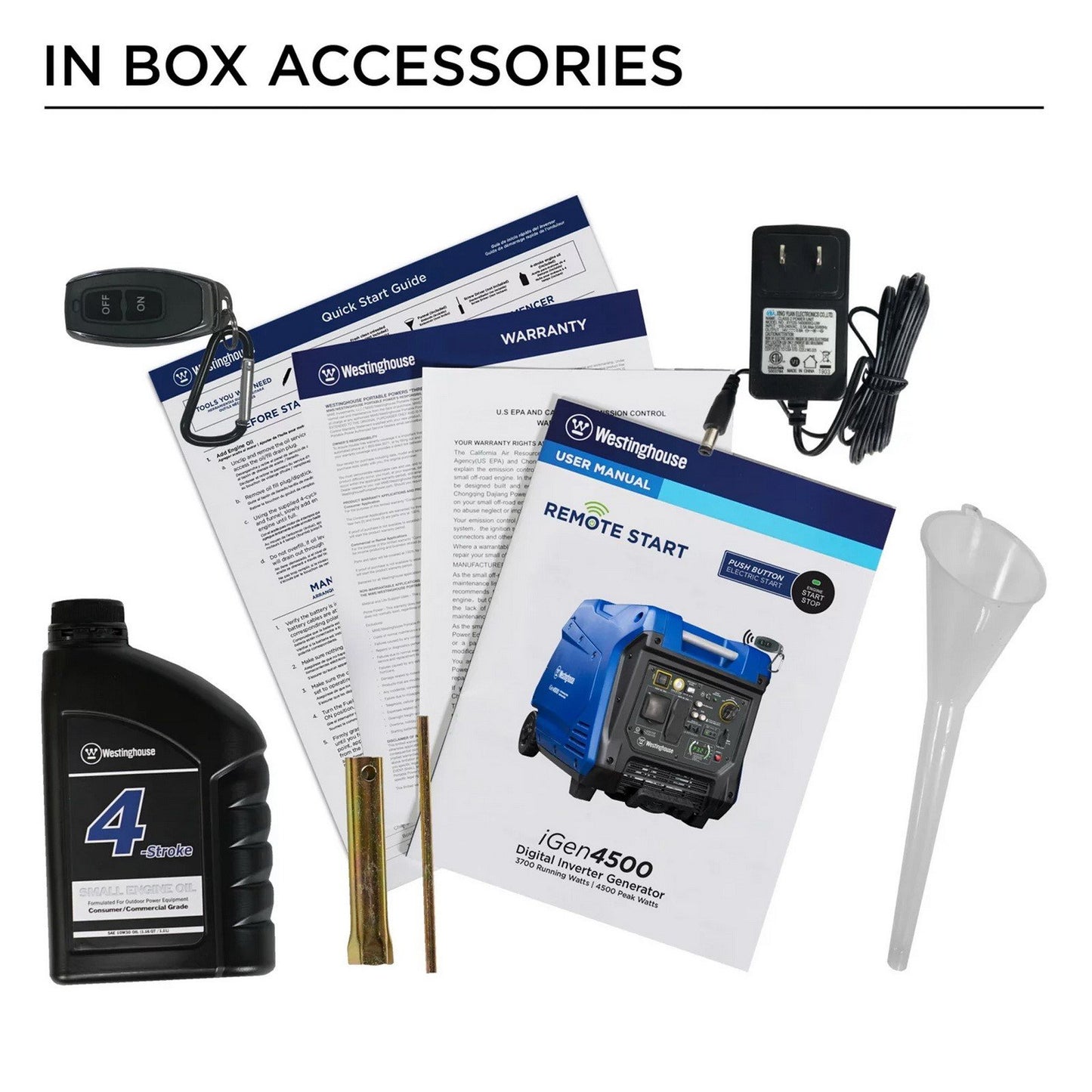 Westinghouse Portable 4,500 Watt Gas Powered Power Inverter Generator