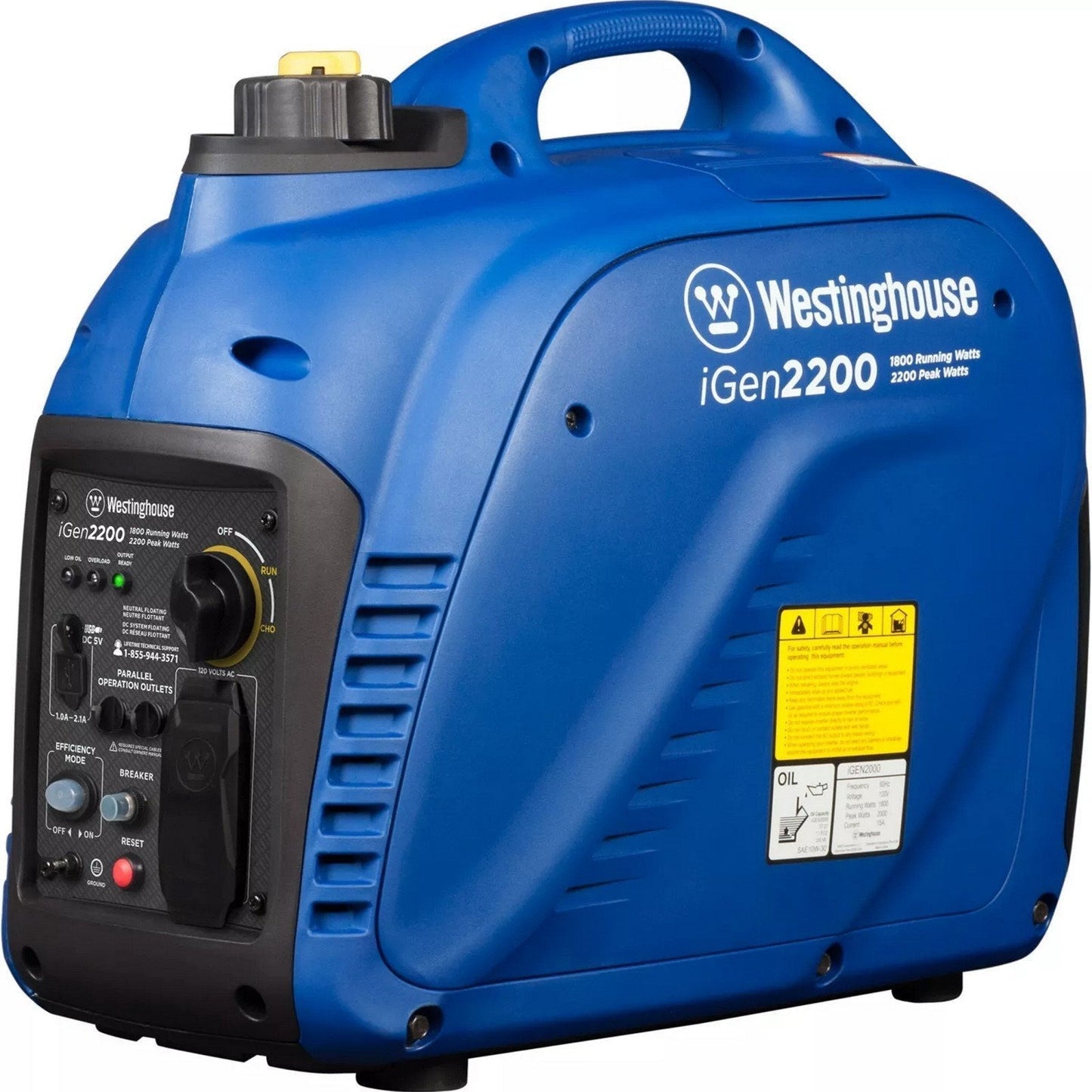 Westinghouse 2,200 Watt Gas Powered Inverter Power Generator Portable iGen2200