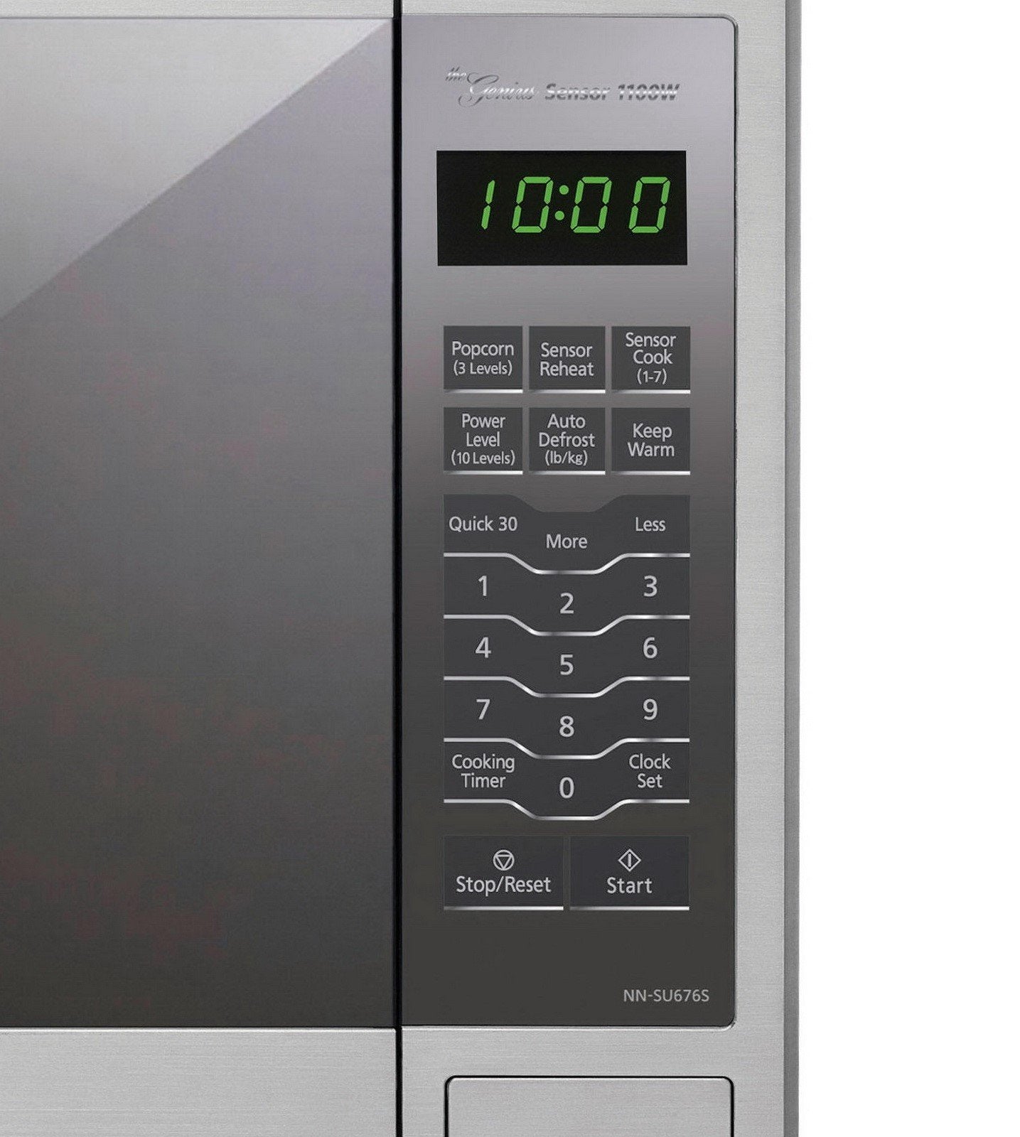 Panasonic 1.3 cu ft Microwave Oven 1100 Watts Stainless Steel 12.4" Turntable