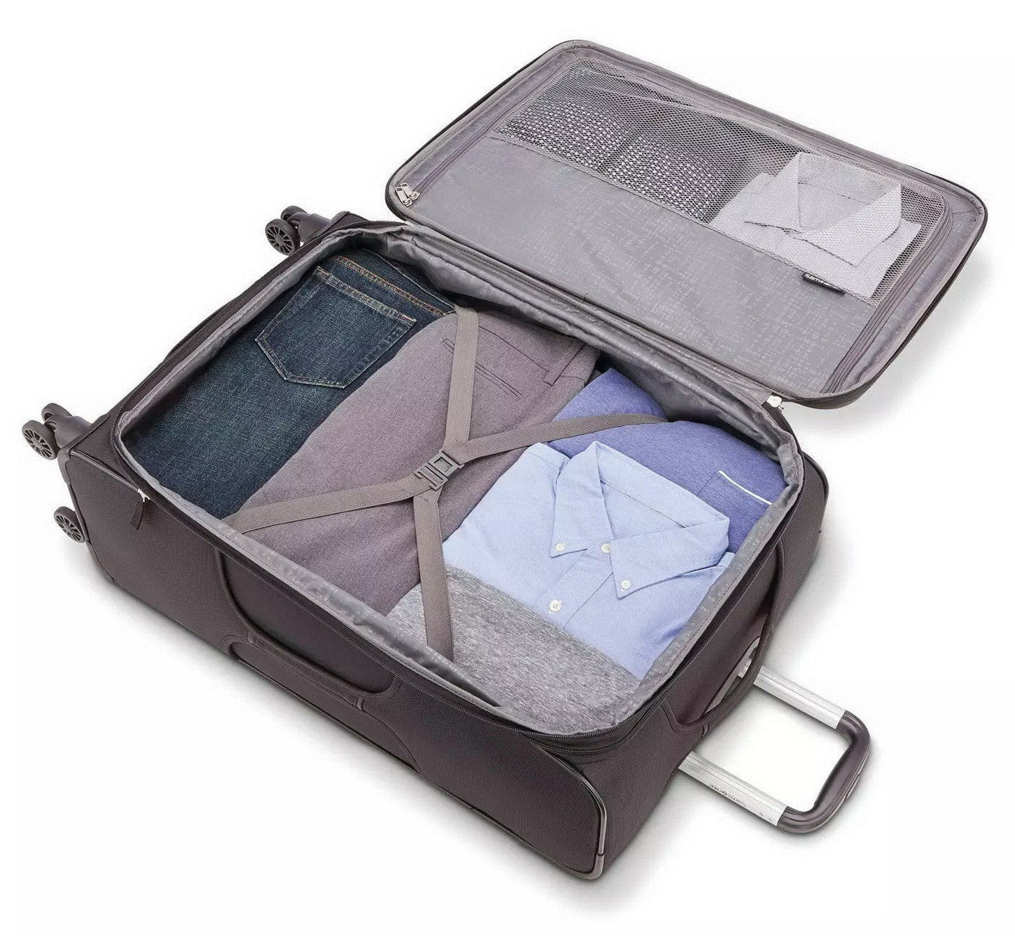 Samsonite Spinner Luggage 2 pc Set Suitcase Carry-On Expandable Serene LTE