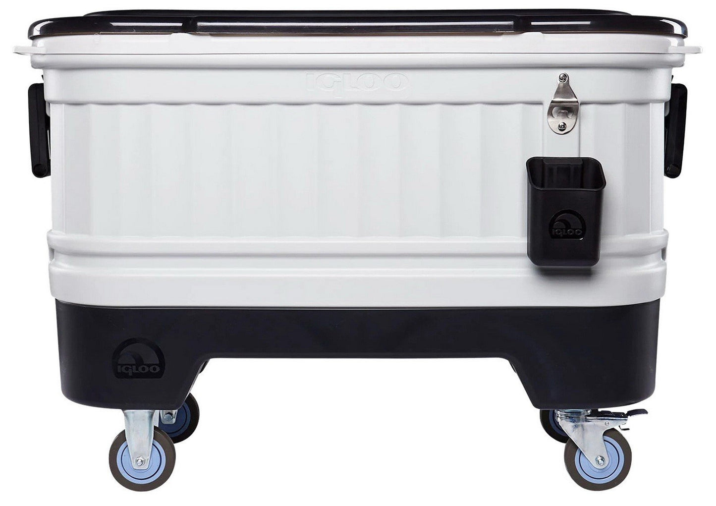 Large Igloo 125 Qt Rolling Ice Chest Party Bar Cooler 212 Can Capacity