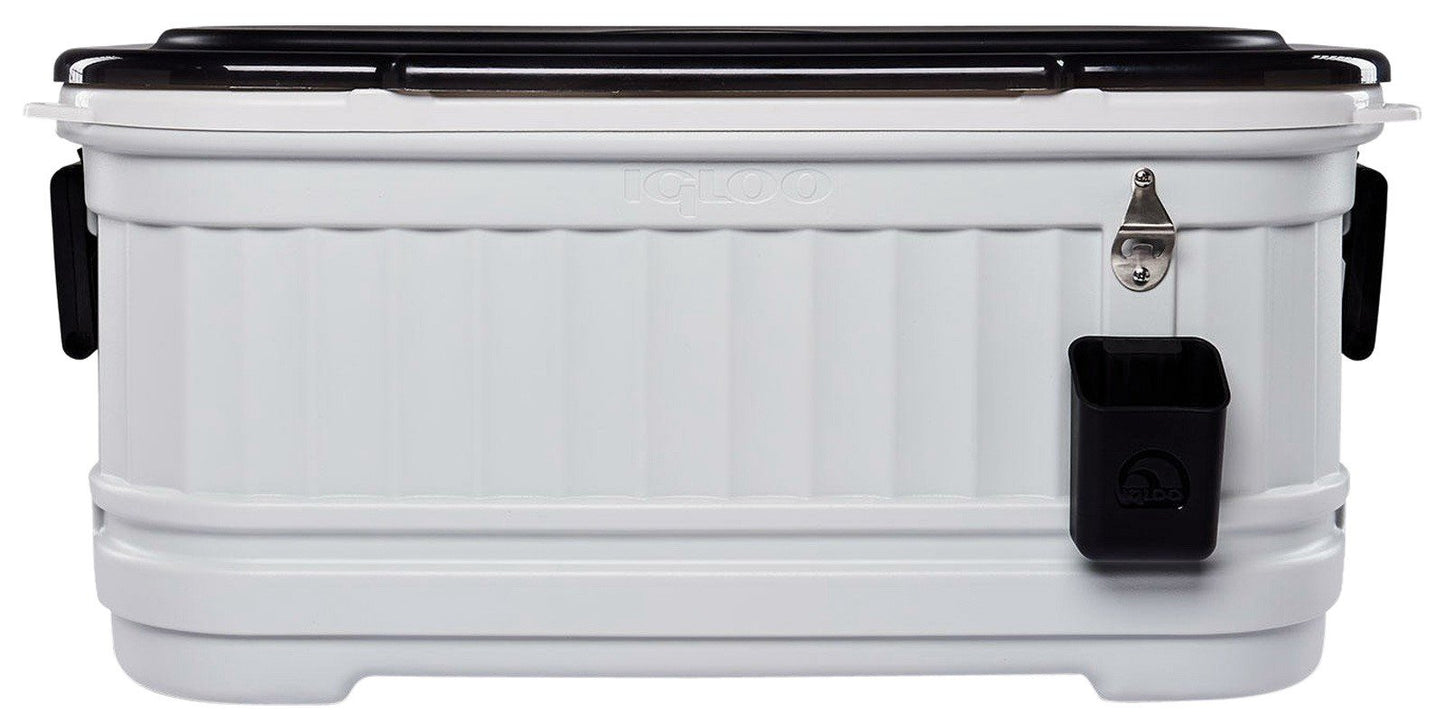 Large Igloo 125 Qt Rolling Ice Chest Party Bar Cooler 212 Can Capacity