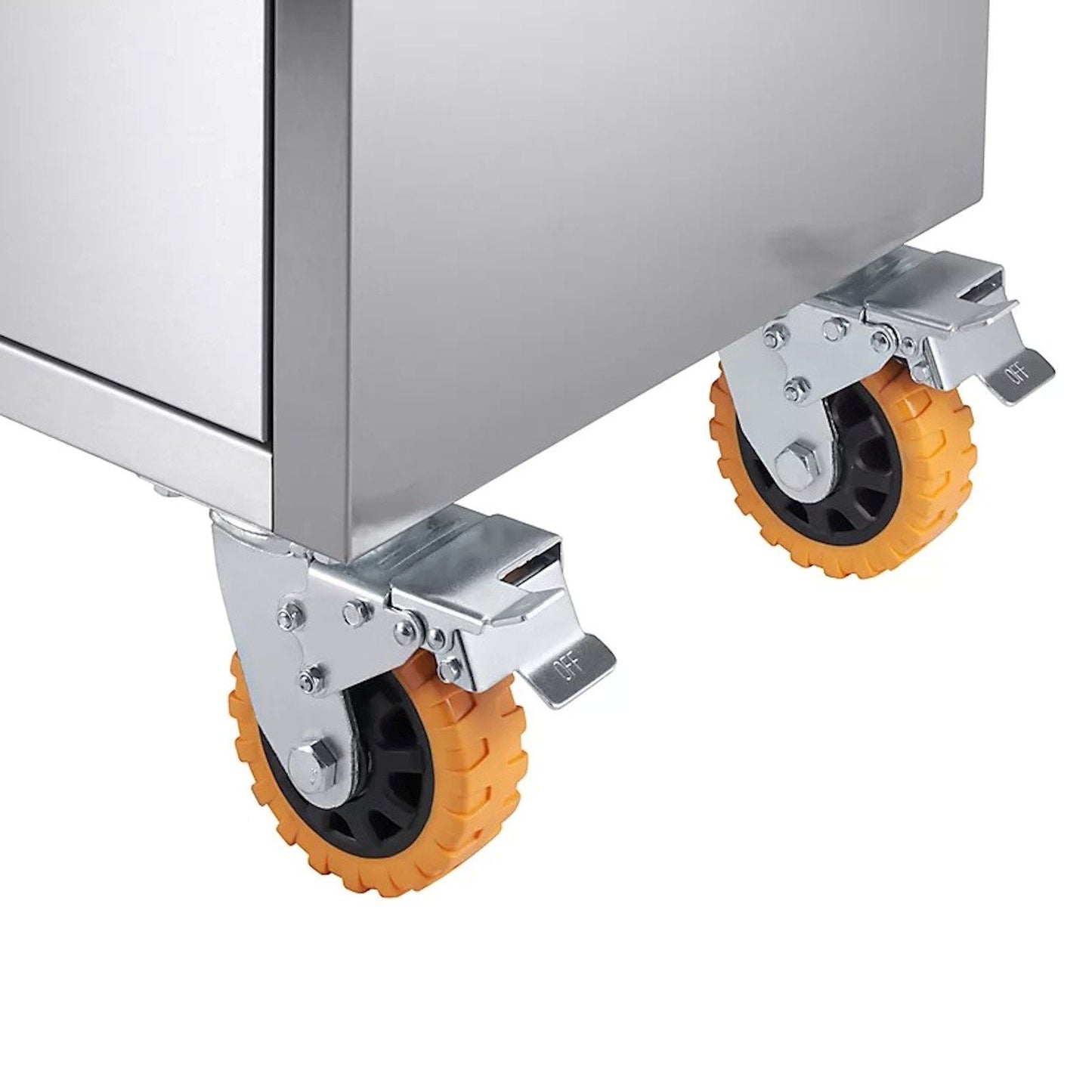 72" Stainless Steel Rolling Workbench 8 Drawer 2 Door Tool Storage Box Cabinet