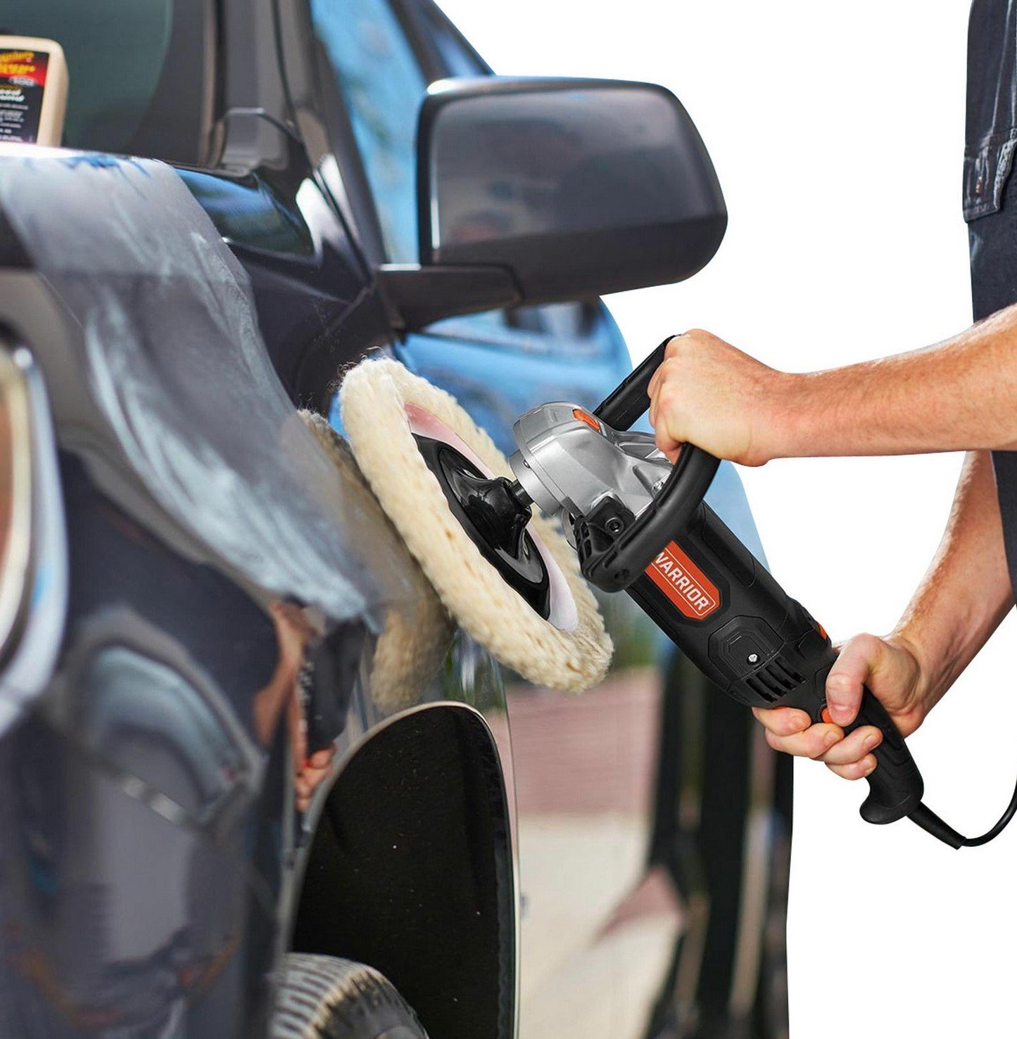 Orbital Rotary Sander Polisher Variable Speed 7" Corded Electric Power Tool