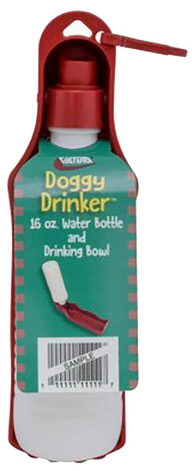 Portable Travel 16 oz Dog Water Bottle & Bowl Doggy Drinker Folding