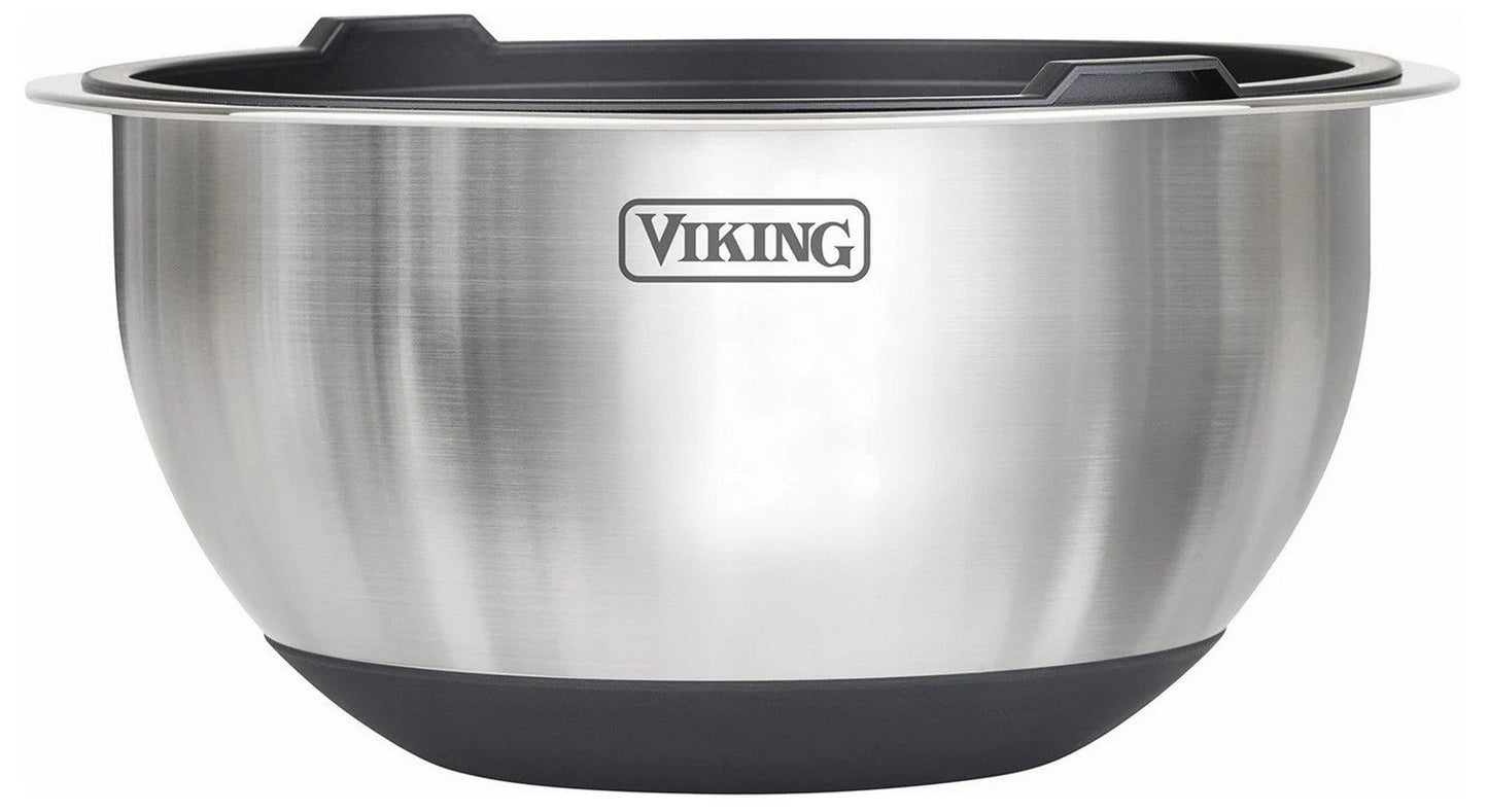 Viking 10-Piece Stainless Steel Lidded Mixing Prep and Serving Bowl Set
