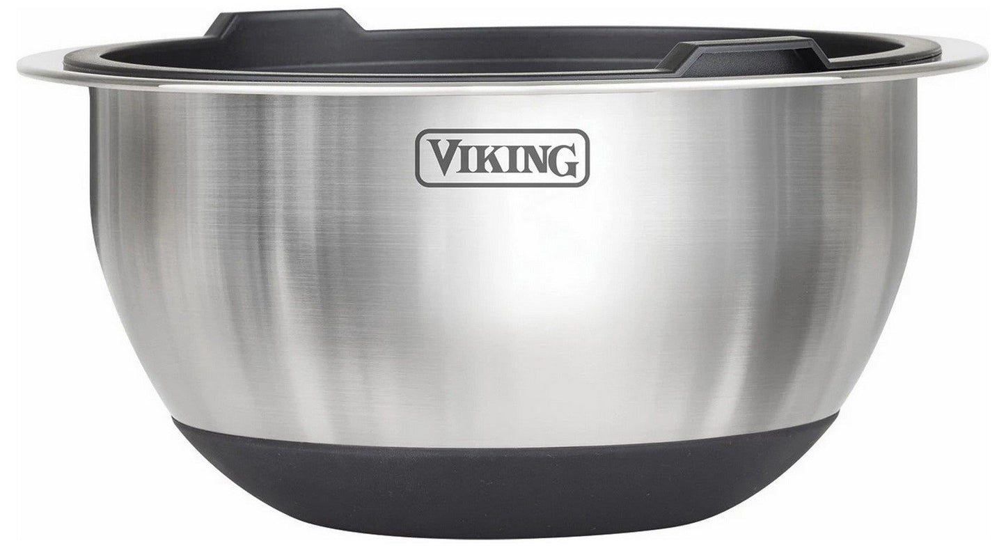 Viking 10-Piece Stainless Steel Lidded Mixing Prep and Serving Bowl Set