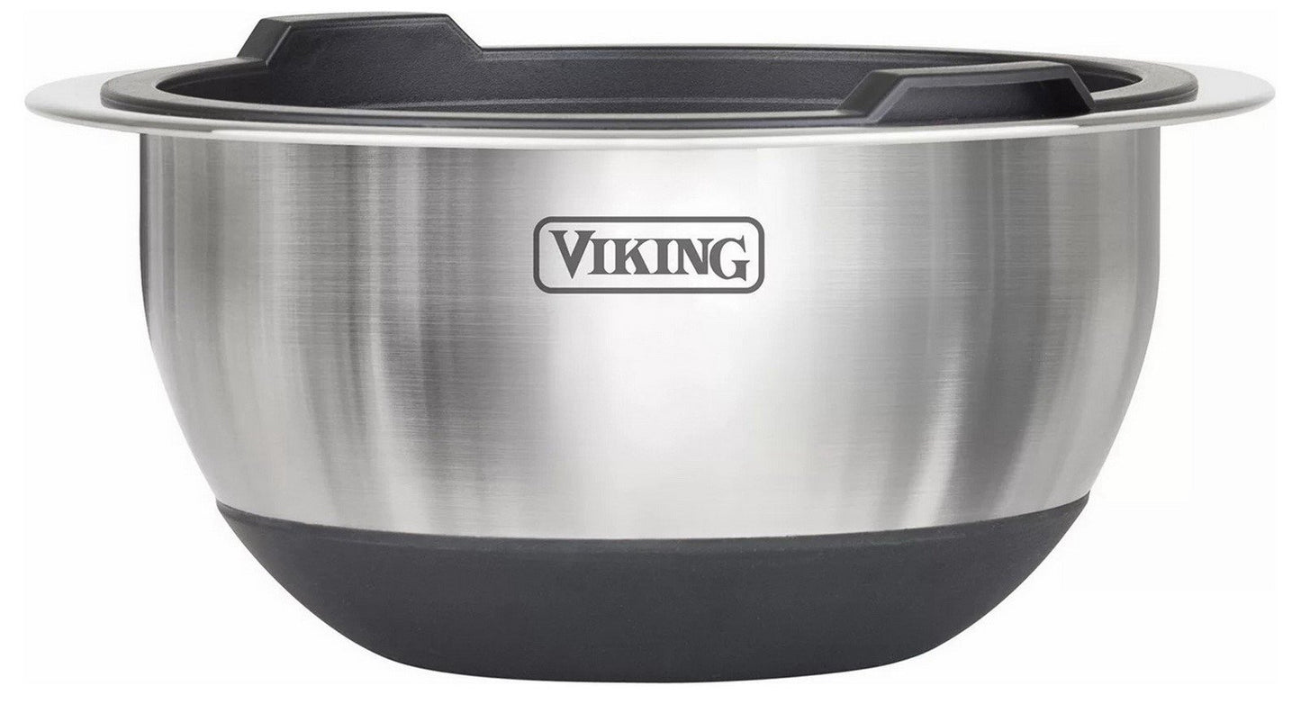 Viking 10-Piece Stainless Steel Lidded Mixing Prep and Serving Bowl Set