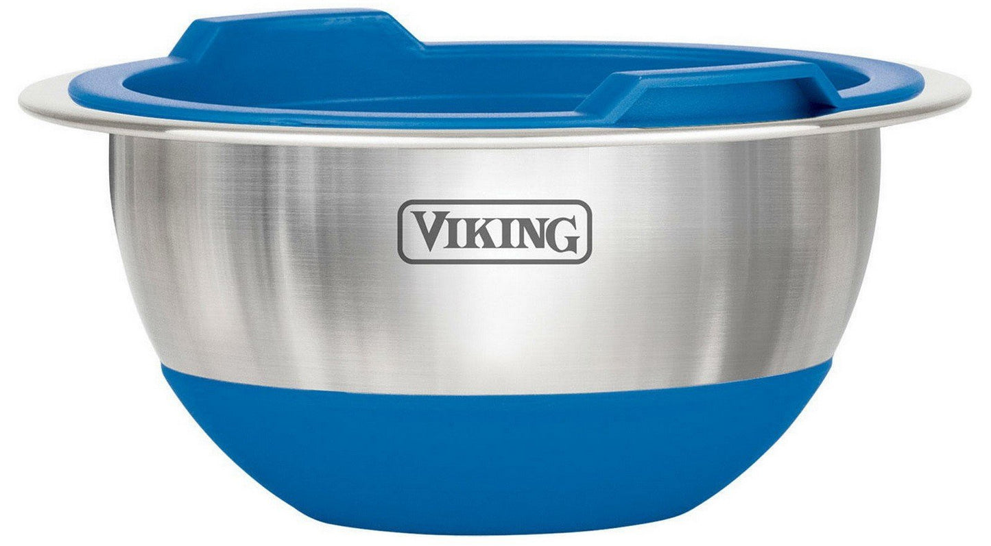 Viking 10-Piece Stainless Steel Lidded Mixing Prep and Serving Bowl Set