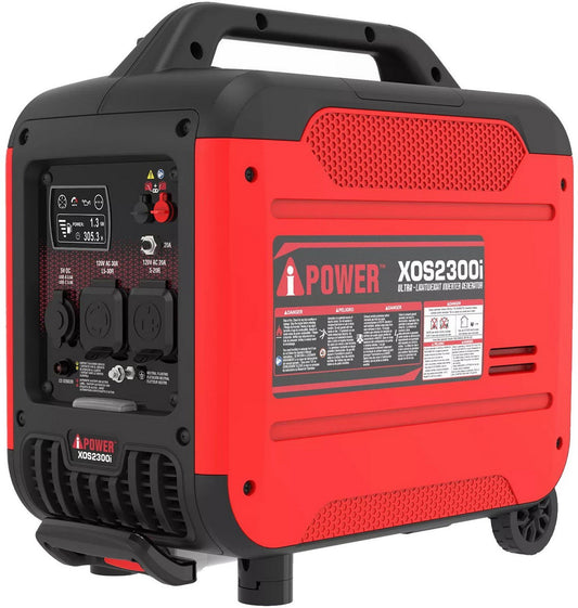 A-iPower Portable Rolling Inverter Power Generator 2,300 Watt Gasoline Powered
