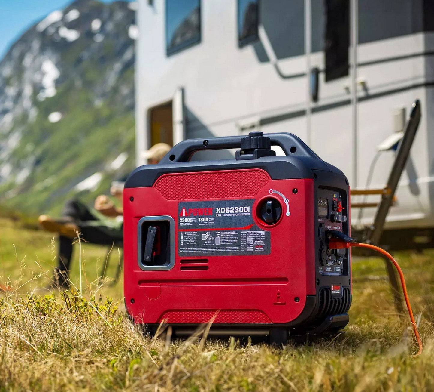 A-iPower Portable Rolling Inverter Power Generator 2,300 Watt Gasoline Powered