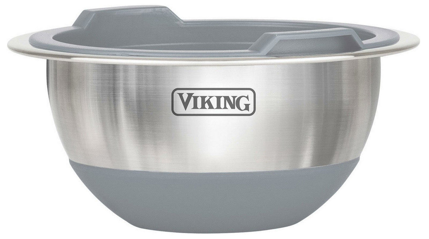 Viking 10-Piece Stainless Steel Lidded Mixing Prep and Serving Bowl Set