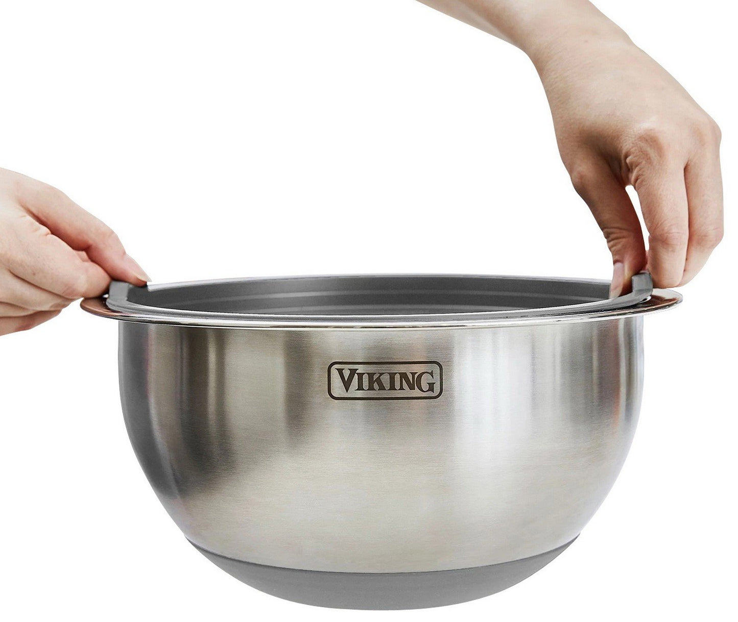 Viking 10-Piece Stainless Steel Lidded Mixing Prep and Serving Bowl Set