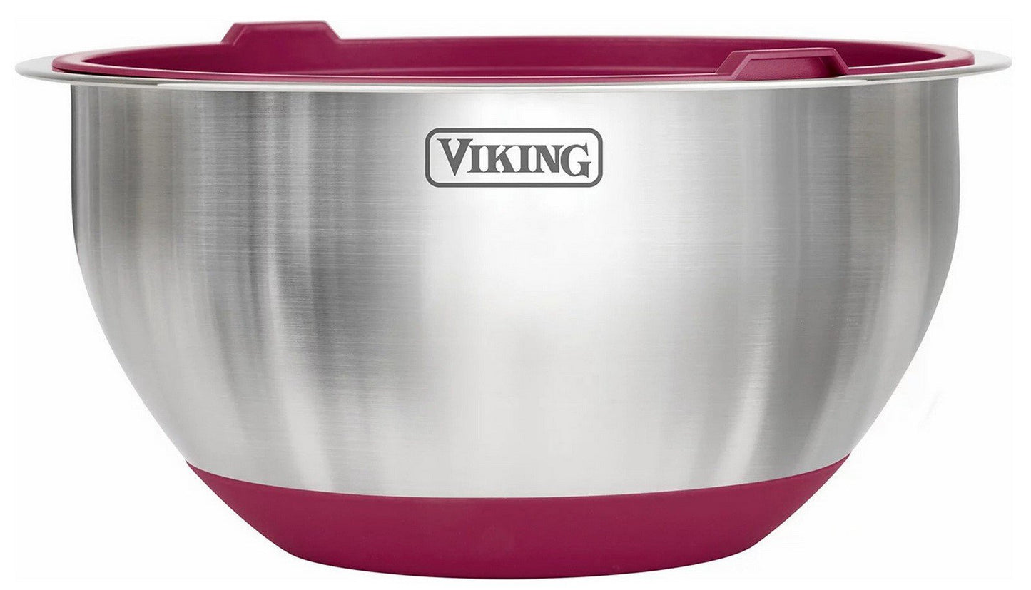 Viking 10-Piece Stainless Steel Lidded Mixing Prep and Serving Bowl Set