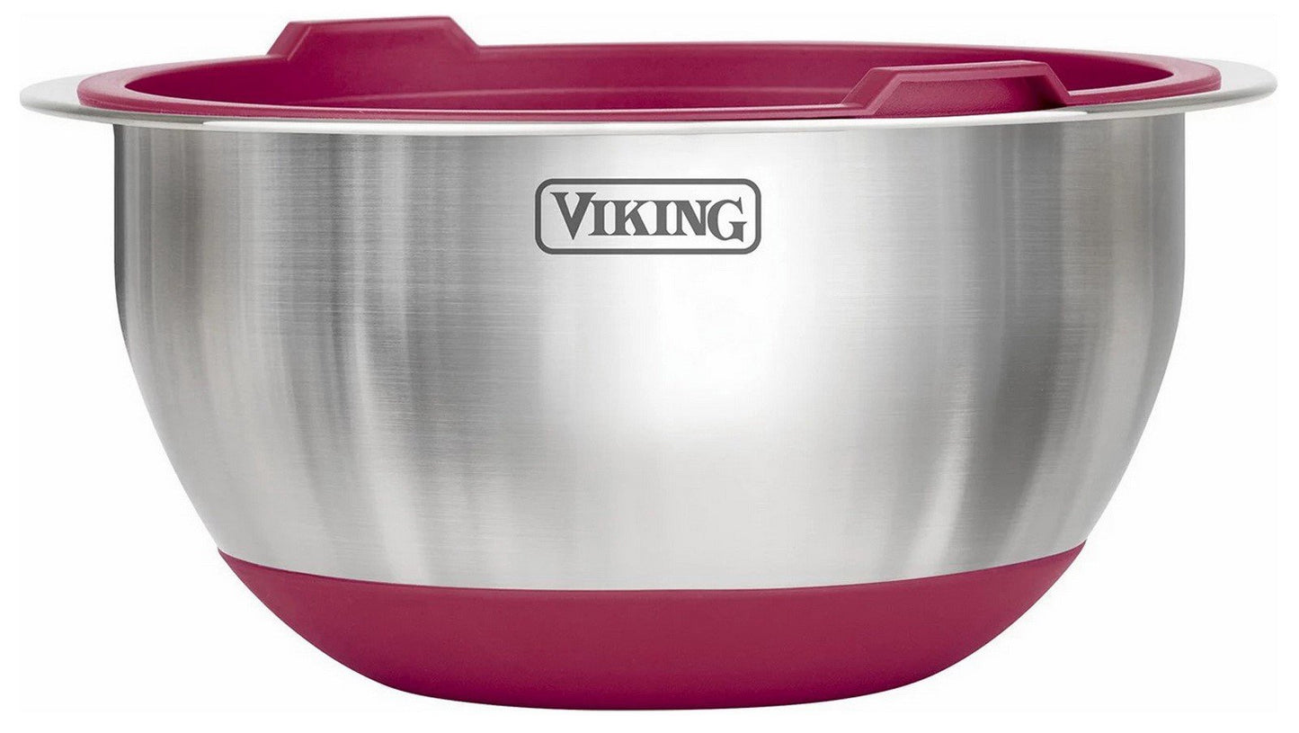 Viking 10-Piece Stainless Steel Lidded Mixing Prep and Serving Bowl Set