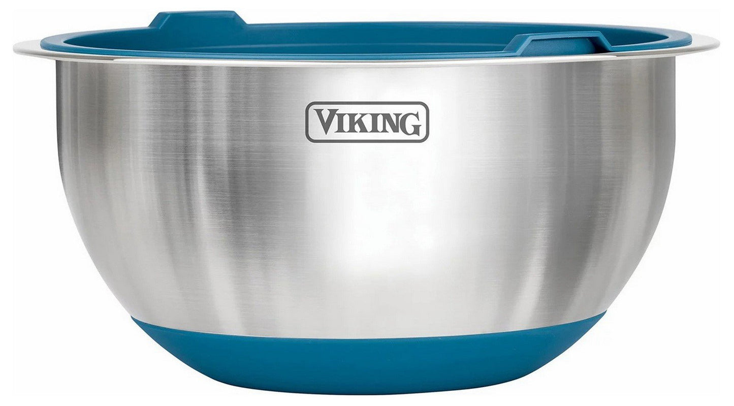 Viking 10-Piece Stainless Steel Lidded Mixing Prep and Serving Bowl Set
