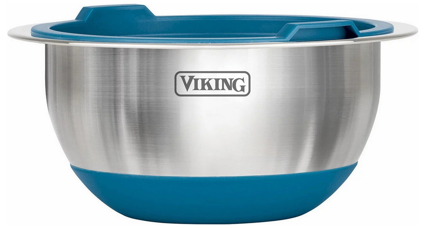 Viking 10-Piece Stainless Steel Lidded Mixing Prep and Serving Bowl Set