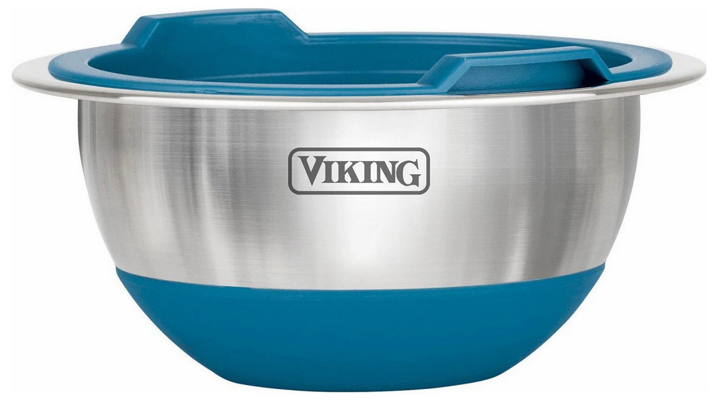 Viking 10-Piece Stainless Steel Lidded Mixing Prep and Serving Bowl Set