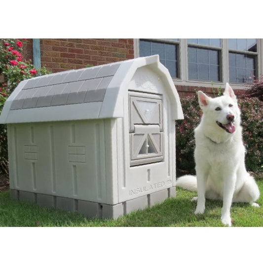 Insulated Dog House Large Doghouse Winter Dog Palace Med to Large Breed