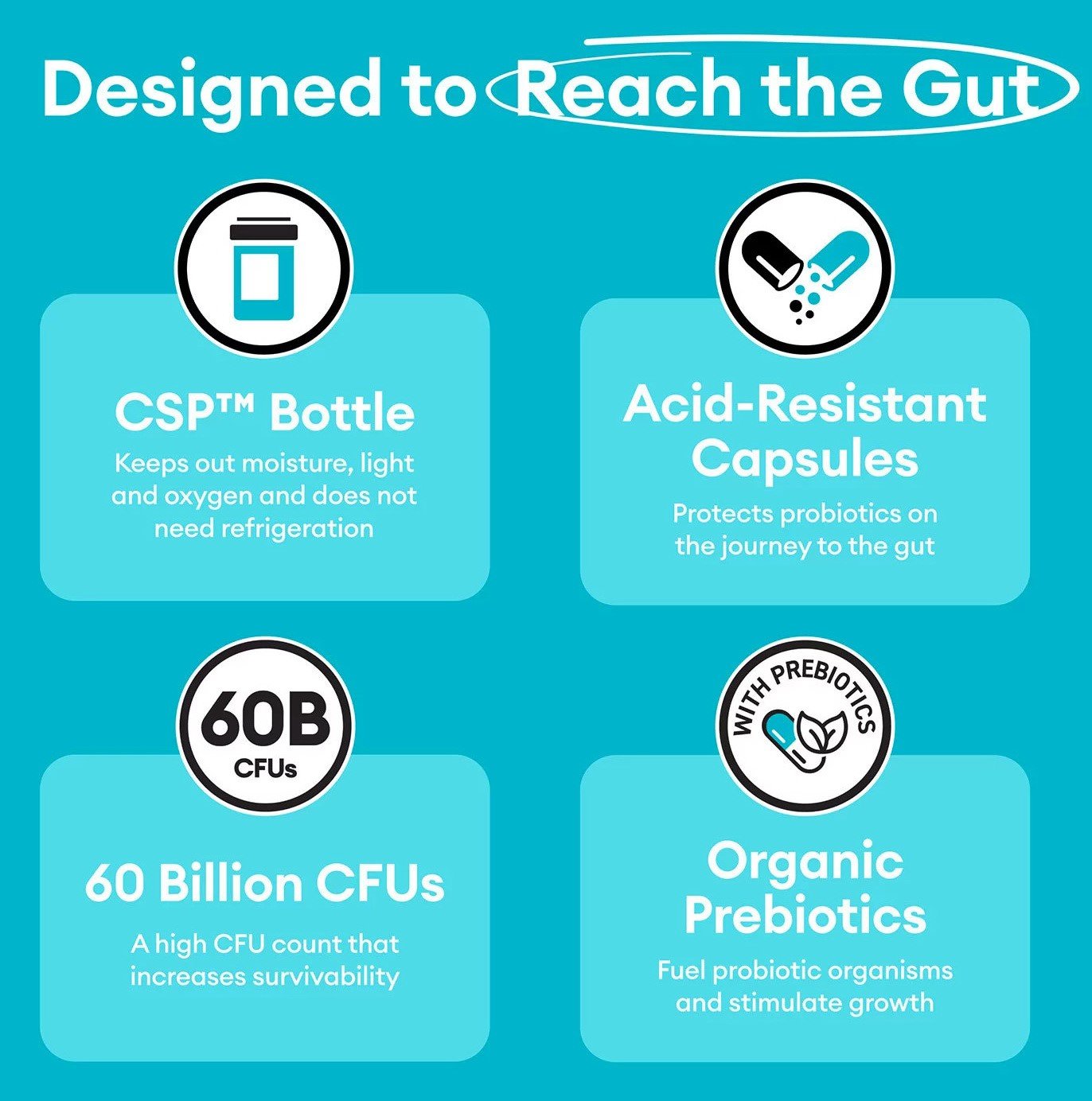 Physician's Choice 60 Billion CFU Probiotics Capsules 84 ct