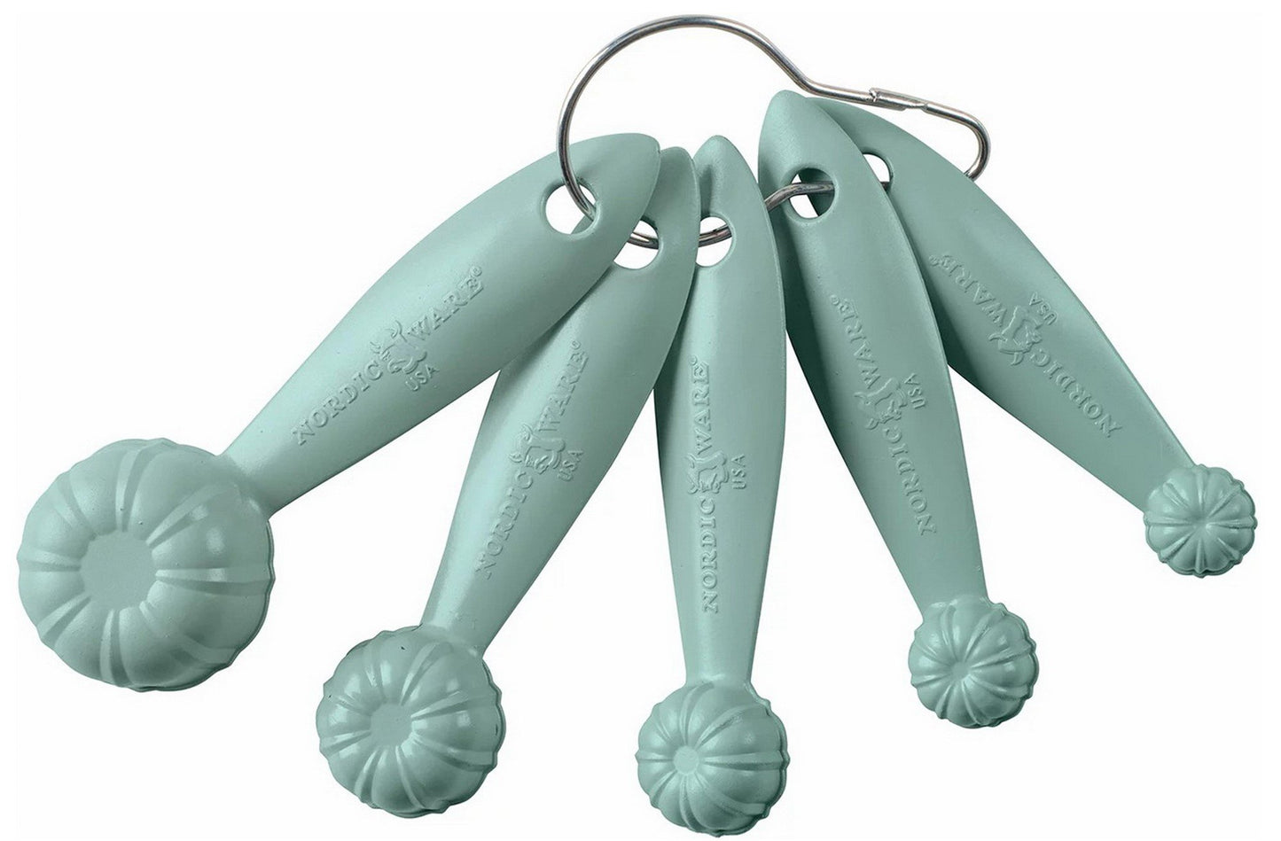 Nordic Ware Sea Glass Blue Measuring Cups and Measuring Spoons Set