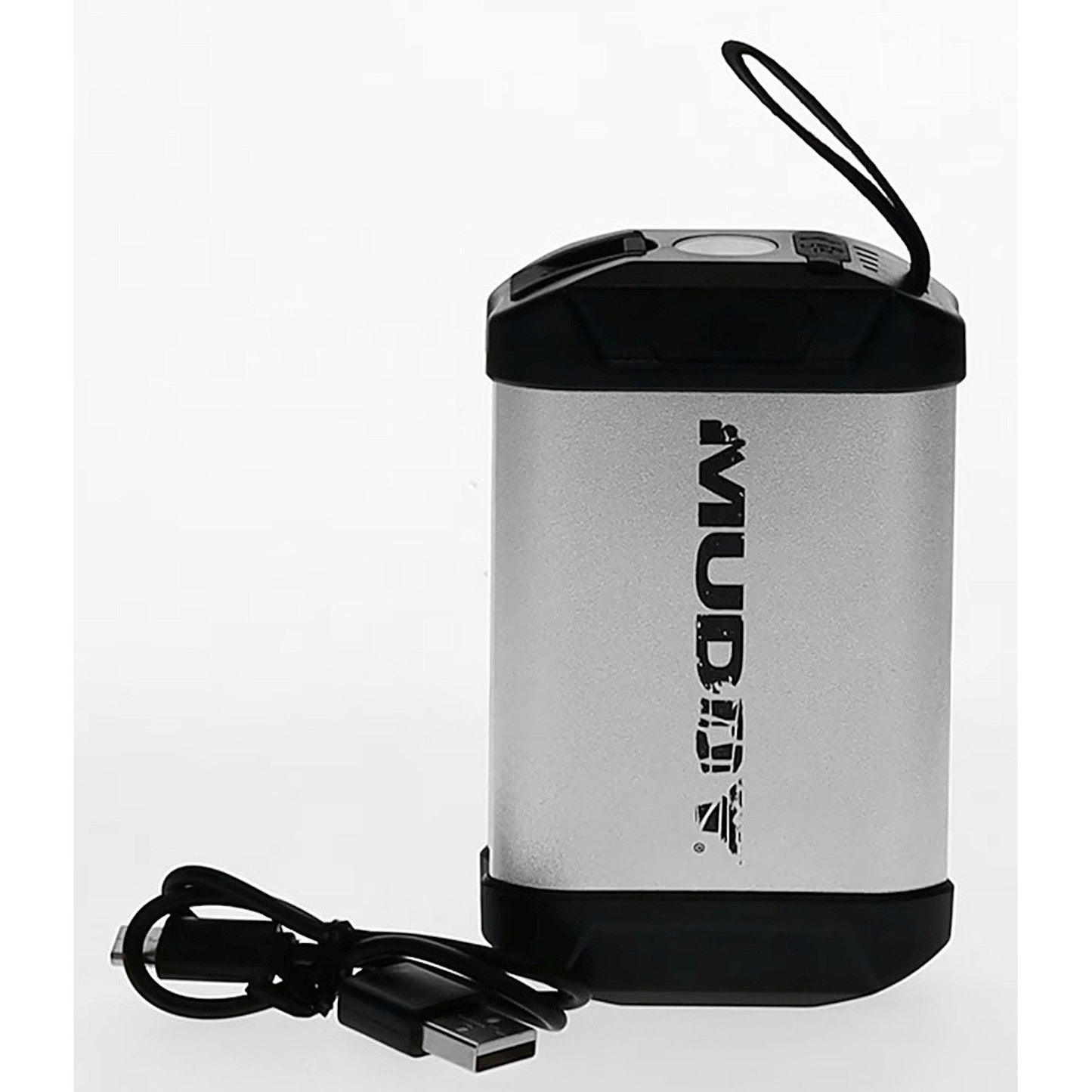 Two 3-In-1 Rechargeable Hand Warmers USB Power Bank Charger & Flashlight Gray