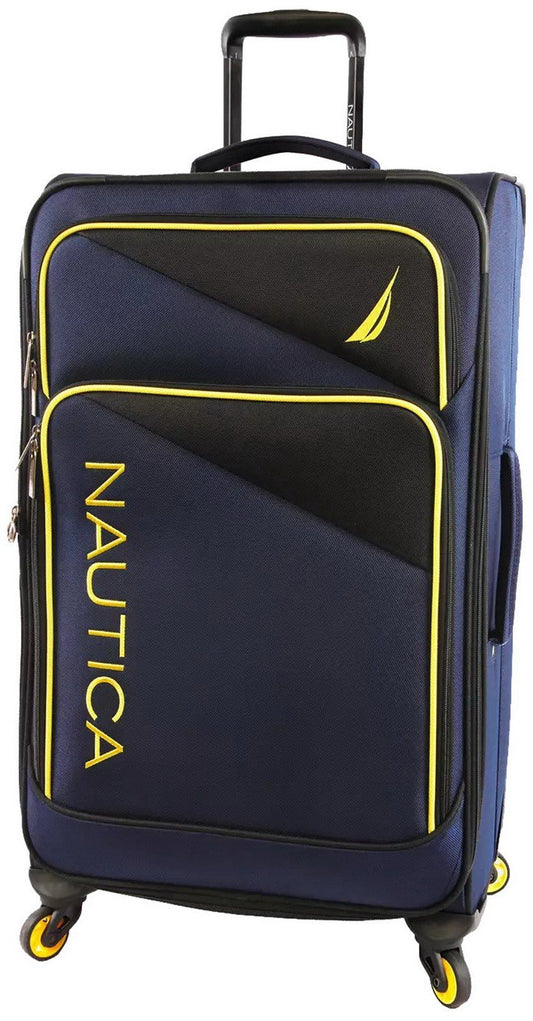 Nautica Soft Side Expandable Luggage Set 21" Carry-on 29" Spinner Suitcase