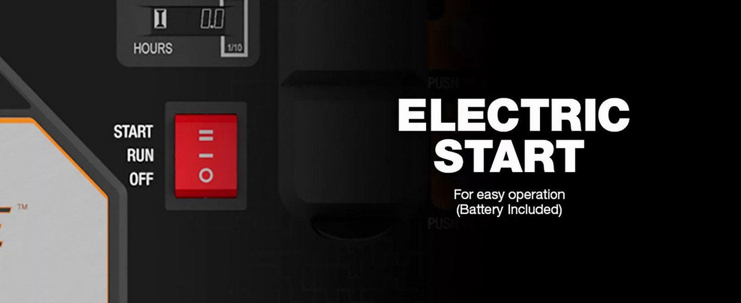 Generac Portable Gas Power Generator 8,000 Watts Electric Start and Cord