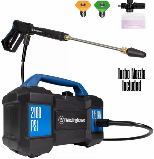 2100 PSI Electric Pressure Washer 1.76 GPM Foam Cannon Westinghouse ePX3100v