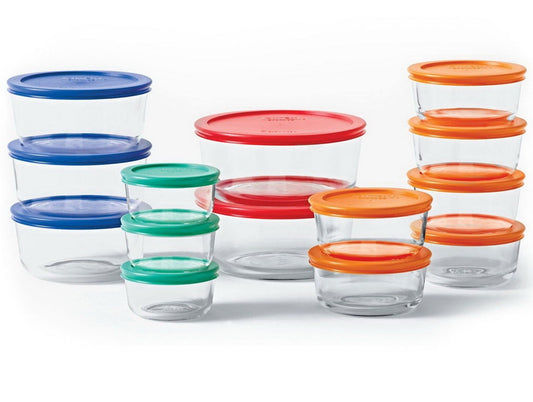 Pyrex 28 Piece Glass Food Storage Containers Simply Store Set