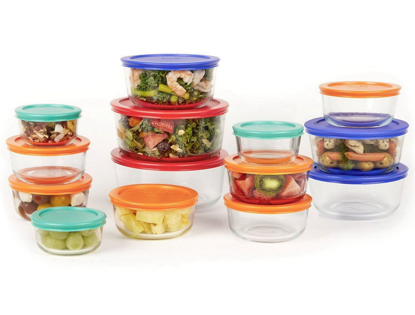 Pyrex 28 Piece Glass Food Storage Containers Simply Store Set