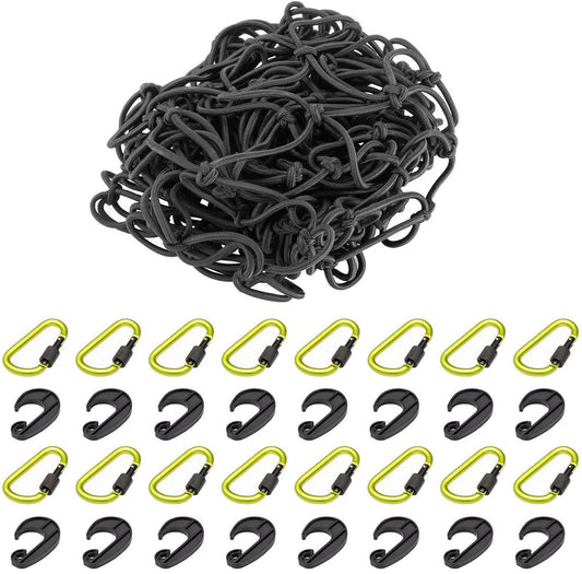 Kilimanjaro 4' x 6' Truck Bed Cargo Net with 16 Carabiner D-Clips