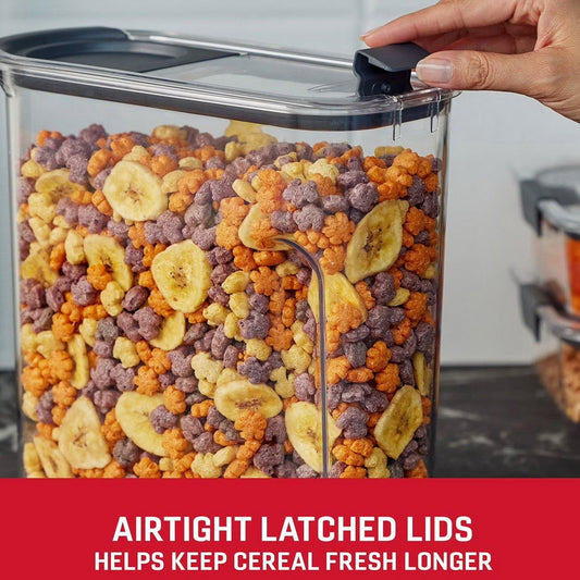 Rubbermaid Brilliance 2 Pack Cereal Dispenser Food Storage Containers 18 Cup