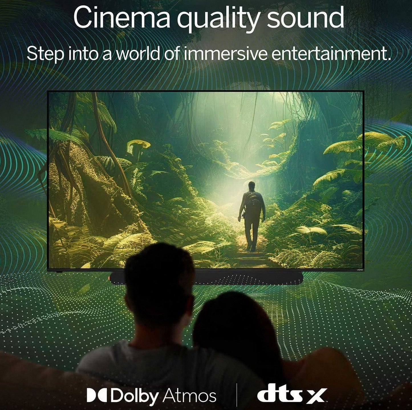 VIZIO 5.1 Sound Bar Dolby Atmos QuickFit Home Theater Wireless Subwoofer