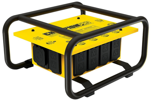 6 Outlet Spider Box Power Distribution Box 50 Amp OSHA Compliant