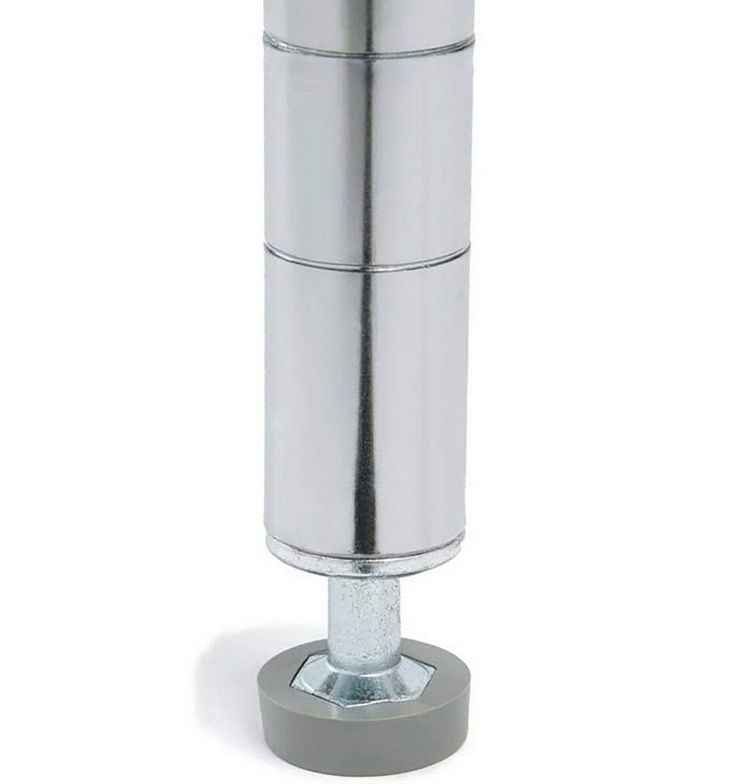 5 Shelf Wire Shelving Metal Storage Rack Heavy Duty Chrome Plated Steel 60" Wide