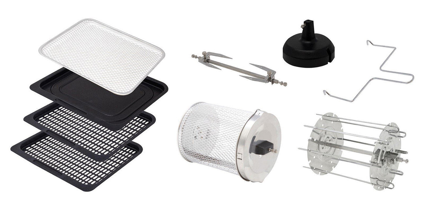 Kalorik 6 Quart Air Fryer Oven with Accessories Multicooker Recipe Book