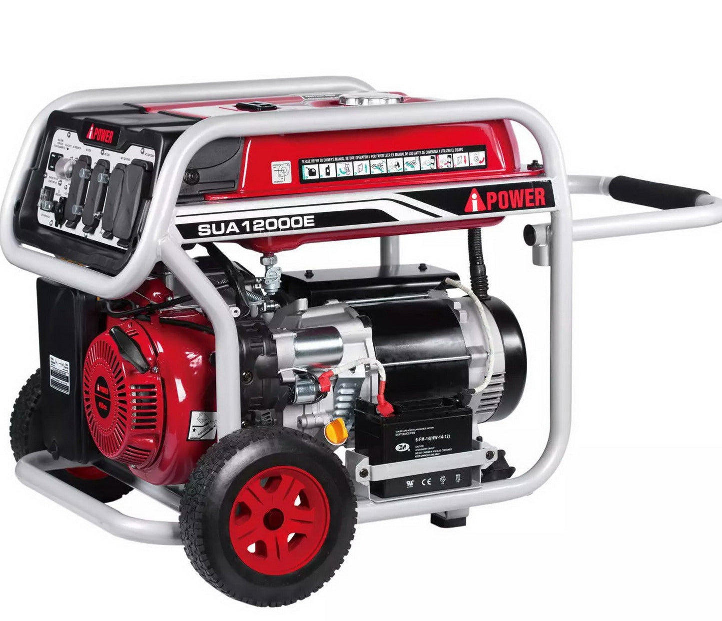 A-iPower 9000 / 12000 Watt Portable Generator Gasoline Powered Electric Start