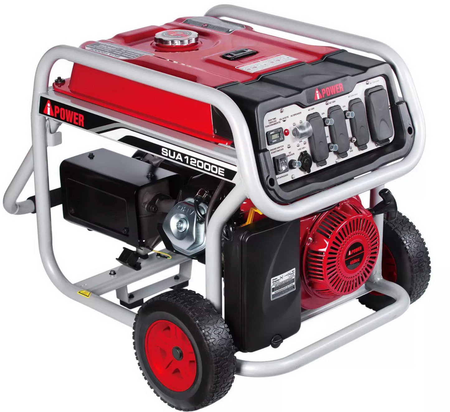 A-iPower 9000 / 12000 Watt Portable Generator Gasoline Powered Electric Start