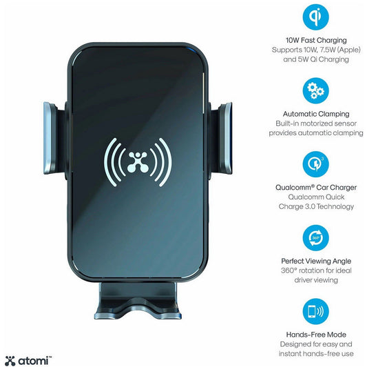 Atomi Qi Wireless Car Charger