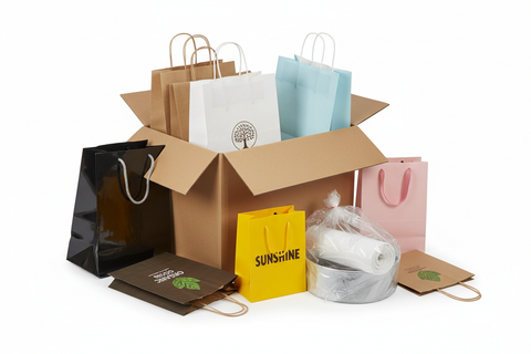 Paper & Plastic Shopping Bags