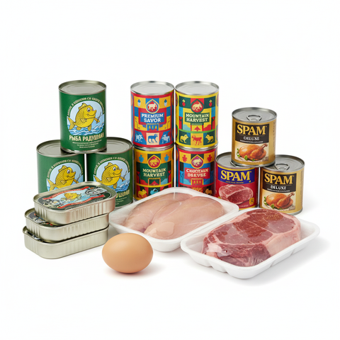 Meat, Seafood & Eggs