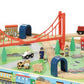 50 pc Wood Toy Train Table Set Wooden BRIO Thomas & Friends Compatible