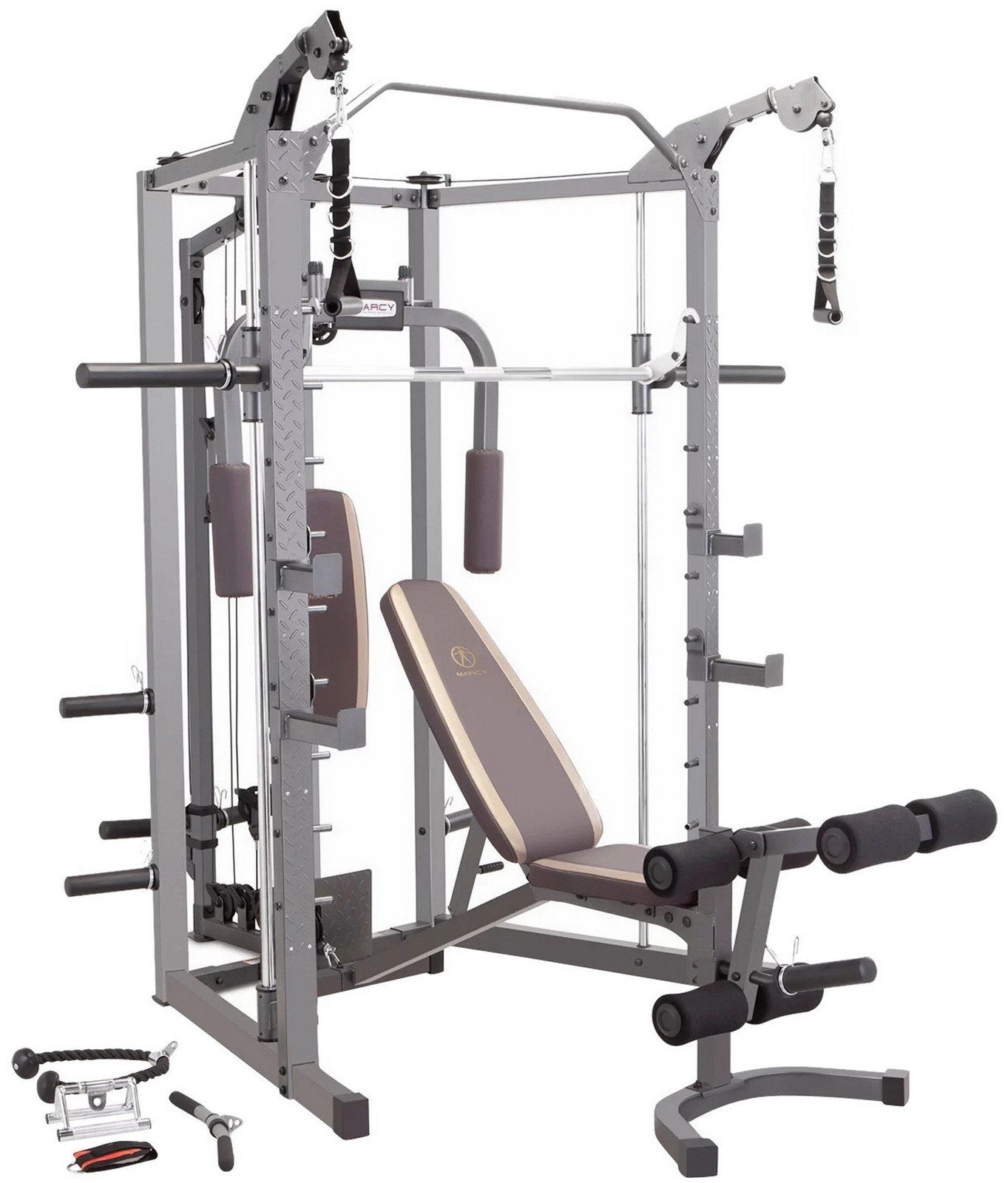 Combo Smith Machine Heavy Duty Total Body Strength Home Gym Machine