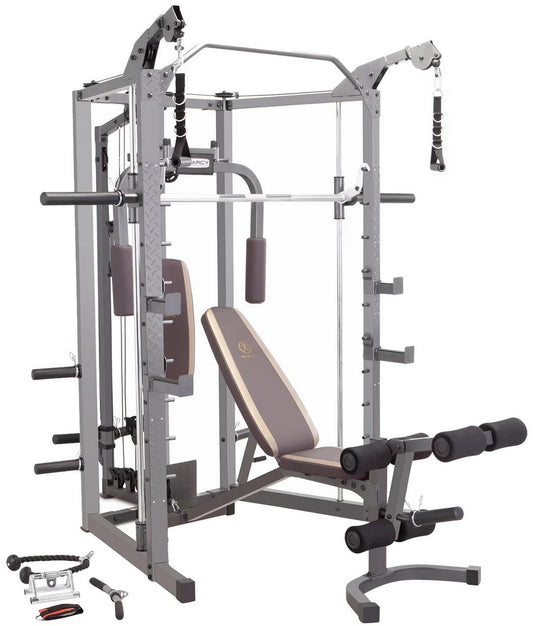 Combo Smith Machine Heavy Duty Total Body Strength Home Gym Machine