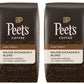 Peet's Coffee Whole Bean TWO 32 oz. Bags Peets Major Dickason's Deep Roast
