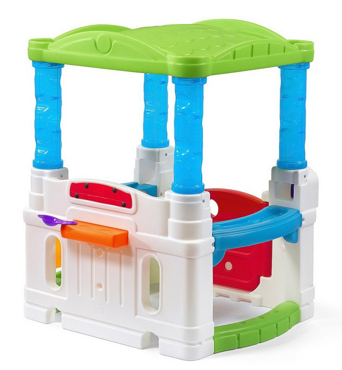 Indoor Outdoor Plastic Clubhouse w/ Balls Wonderball Fun Play House Step2